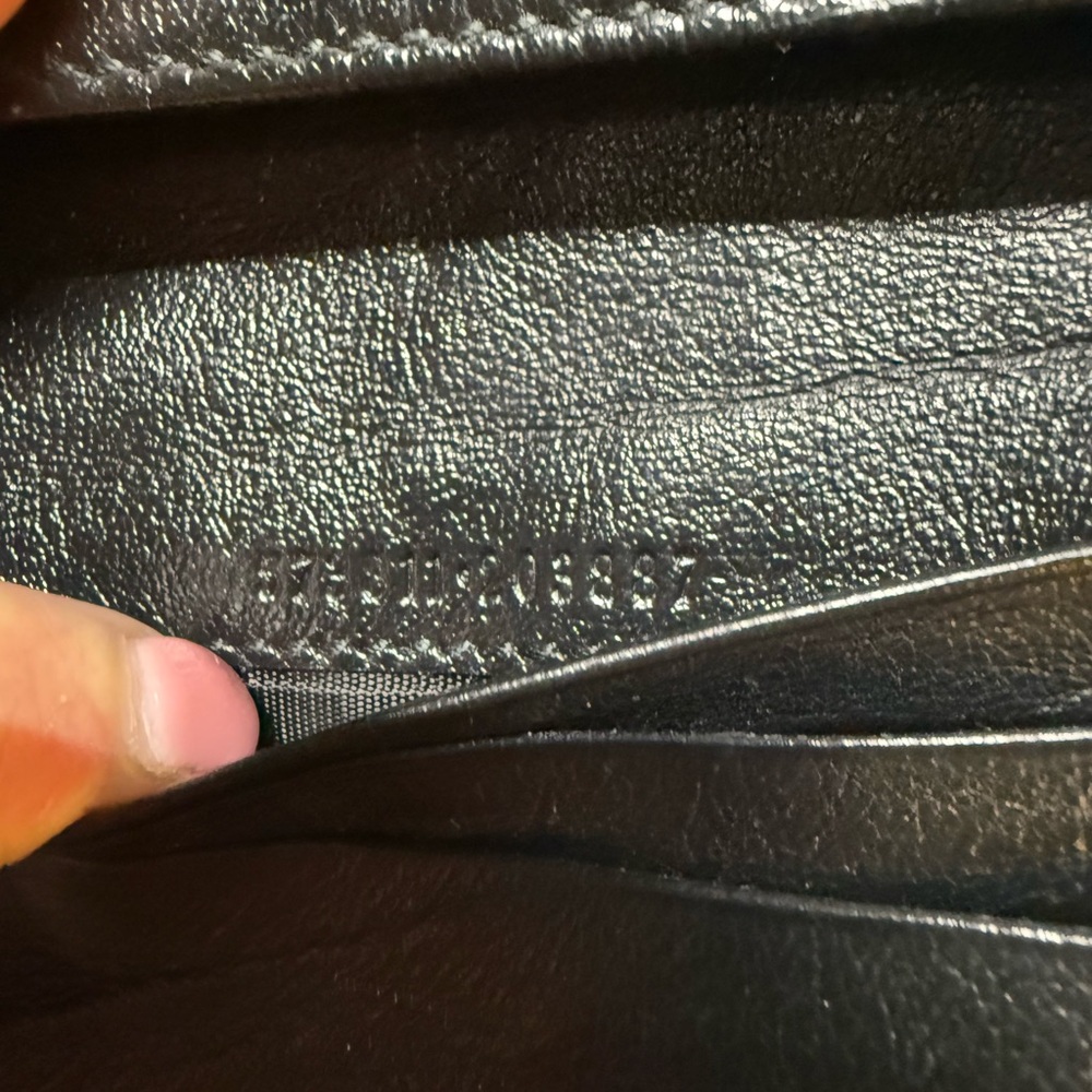 GUCCI GG Marmont Black Red Leather Wallet Certificate of authenticity ( COA) - Picture 10 of 10